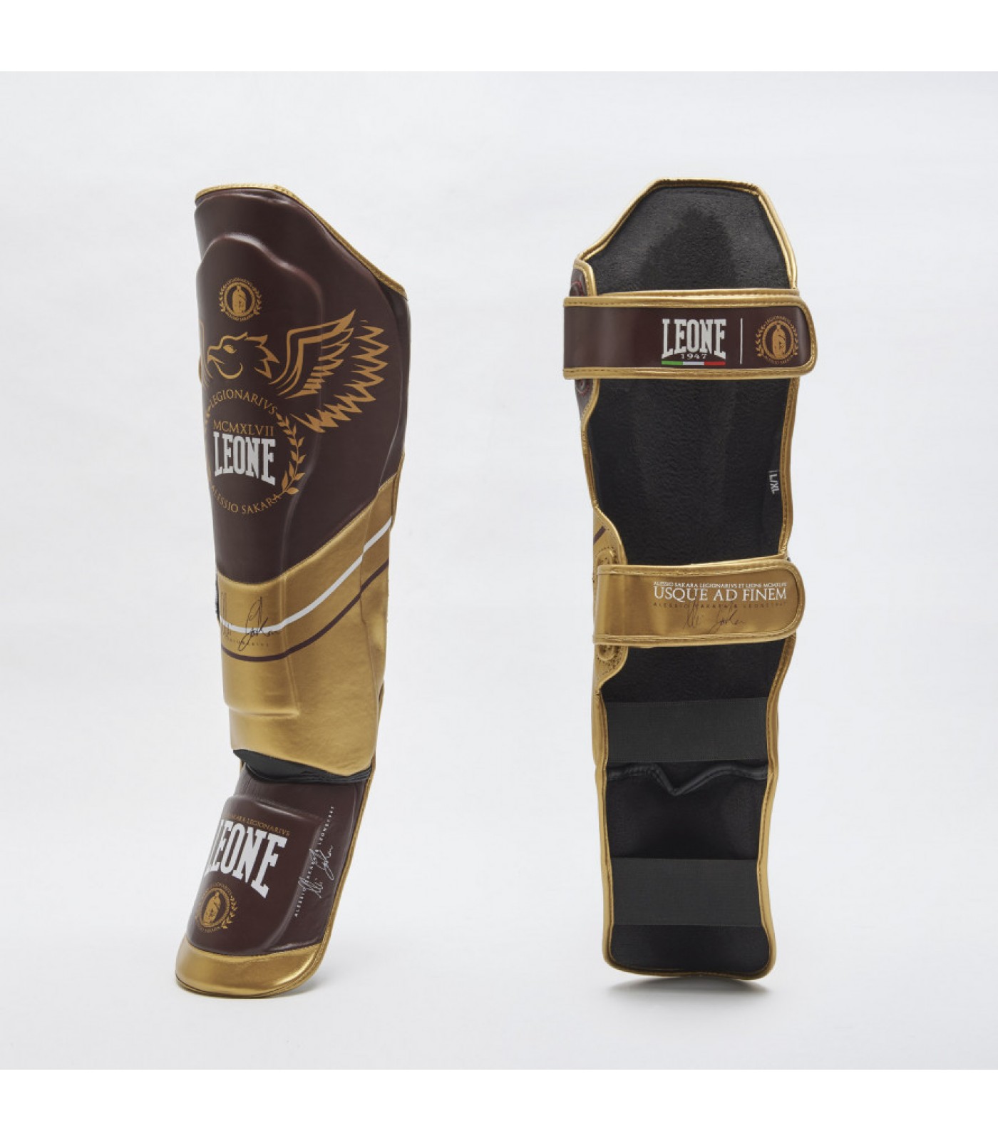 Leone - LEGIONARIVS SHINGUARDS PT152 / Red/Gold